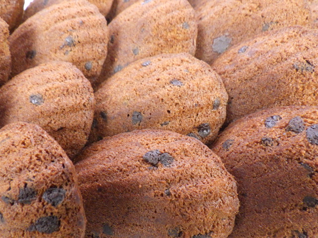 コストコのチョコレートラバーマドレーヌのアップ写真