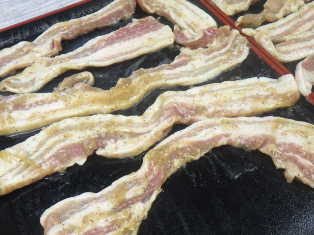 コストコのサムギョプサルの豚肉は長い