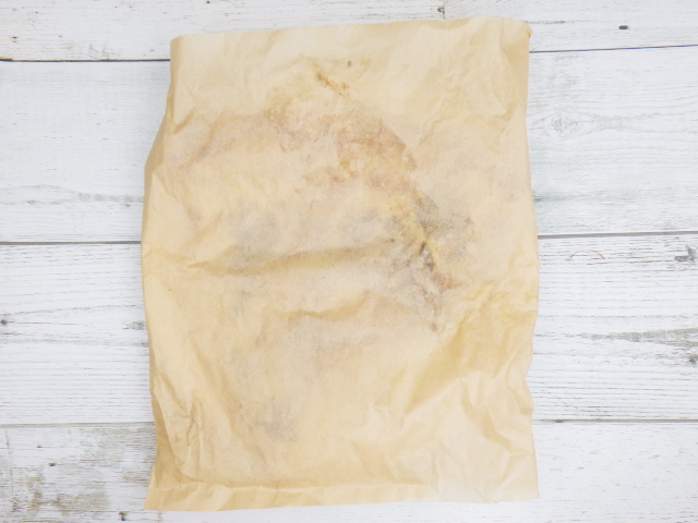 コストコのマッシュルームポルチーニソースピザの包み紙